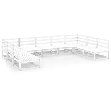 9dílná zahradní sedací souprava masivní borovice, 3076140 (3076140)