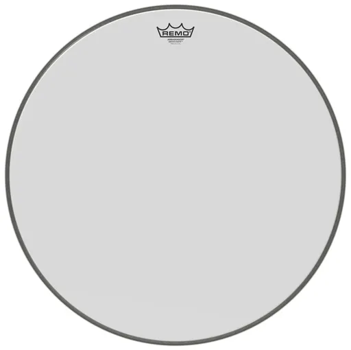 Remo 22" Ambassador Smooth White