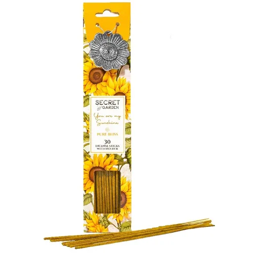 Arome Secret garden 30 vonných tyčinek + kovový držák, Pure Bliss