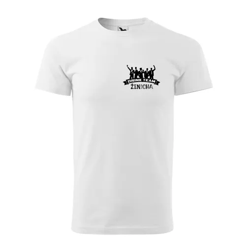 Bontis Tričko DRINK TEAM II - Bílá | L