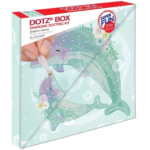 Dotzies Diamantové malování - Tanec delfínů