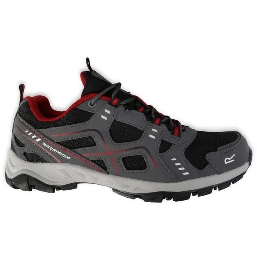 REGATTA OUTDOORS VENDEAVOUR Pánská treková obuv, tmavě šedá, velikost