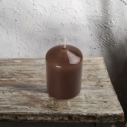 Weltbild Sloupová svíčka, hnědá