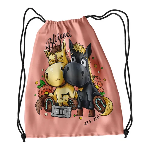 Vak na záda Koňská znamení – blíženci