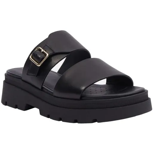 Geox D ADACTER S Dámské pantofle, černá, velikost