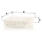 MANN-FILTER C25654 pro vozy CITROËN;MITSUBISHI;PEUGEOT (C25654)