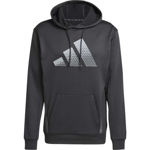 adidas GAME & GO BIG LOGO TRAINING Pánská mikina, černá, velikost