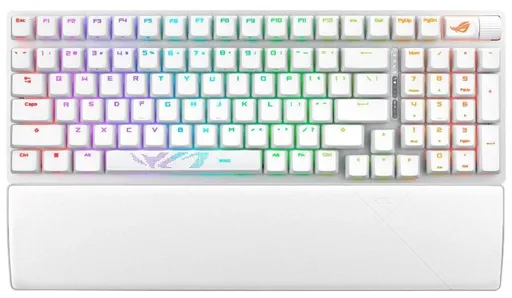 ASUS klávesnice ROG Strix Scope II 96 Wireless White (ROG RX RED / PBT) - US
