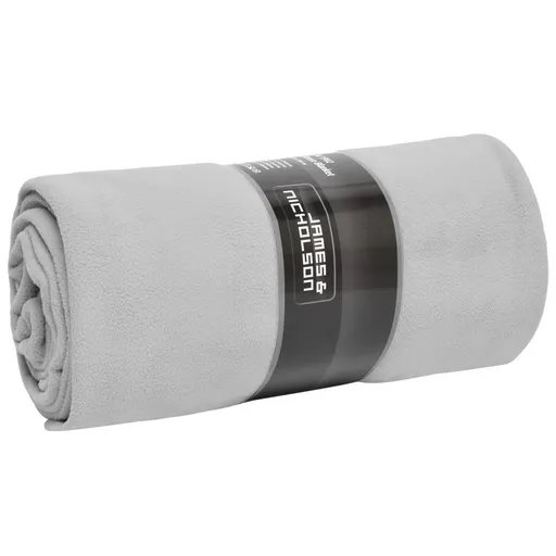 James & Nicholson (Daiber) Velká fleecová deka JN1902 - Stříbrná