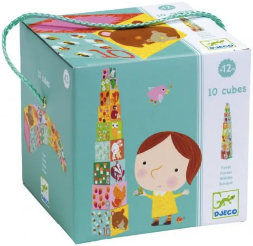 Skládací kostky Lesní zvířátka