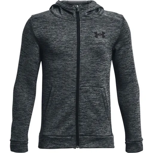 Under Armour ARMOUR FLEECE Chlapecká mikina, tmavě šedá, velikost XL