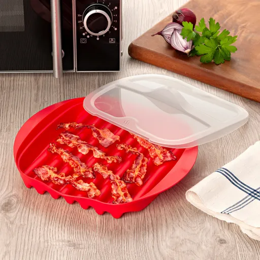 Nádoba na přípravu slaniny v mikrovlnné troubě