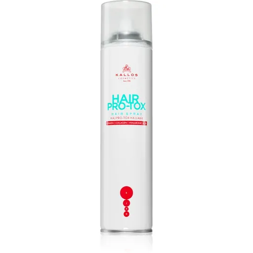 Kallos Hair Pro-Tox lak pro suché a poškozené vlasy 400 ml