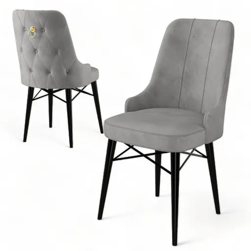 Sada židlí (4 kusy) Pare - Grey, Black