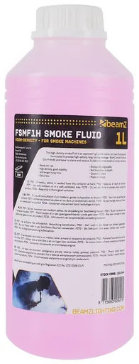 BeamZ FSMF1H Smoke Fluid 1L High-Density