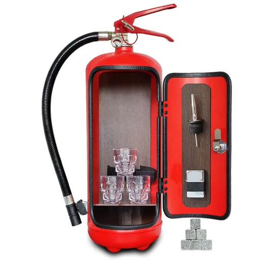 Dárkový hasičák – prázdný (Barva hasičáku: Červená)