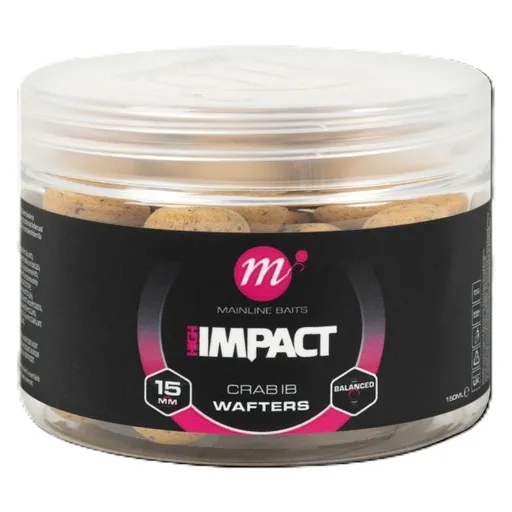 Mainline wafters hi impact crab ib 15 mm