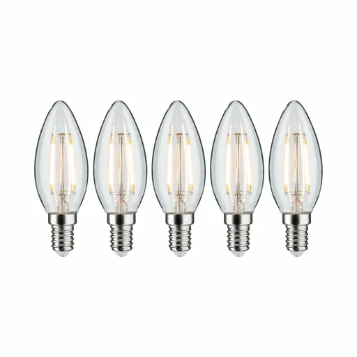 PAULMANN Filament set LED svíčka E14 230V 5x2,6W 2700K čirá