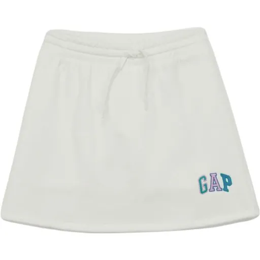 GAP V-LOGO Dívčí sukně, bílá, velikost