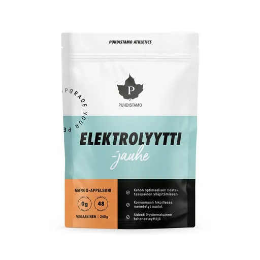 Puhdistamo Electrolyte Powder mango orange 240 g