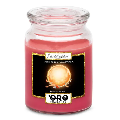 Svíčka Nejlepší kosmetička pod sluncem (Vůně svíčky: Višně v čokoládě)