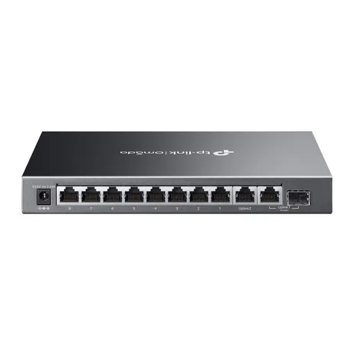 TP-Link OMADA switch ES210GMP (9xGbE, 1xGbE/SFPcombo, 8xPoE+, 123W, fanless)