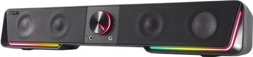 SPEED LINK reproduktory GRAVITY RGB Stereo Soundbar, černá