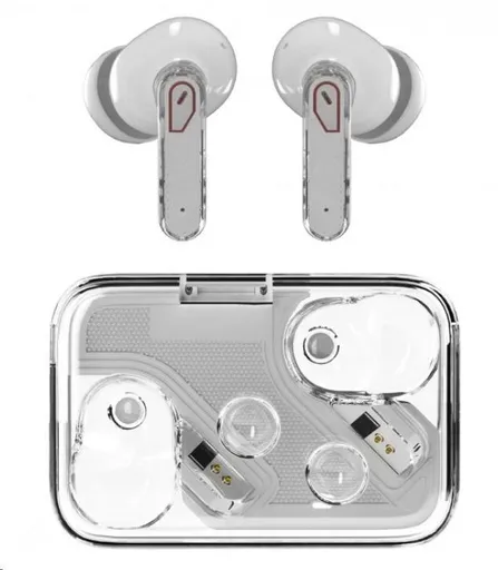 WG - Bluetooth sluchátka WG AirFlex 7, Star Trek, ANC + ENC, podpora Qi, bílá