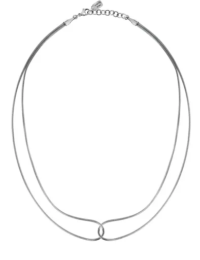 La Petite Story Dvojitý ocelový náhrdelník Friendship LPS10ARR119