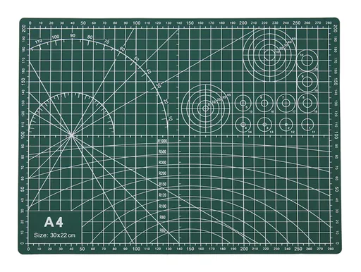 Řezací podložka zelená 30x22cm