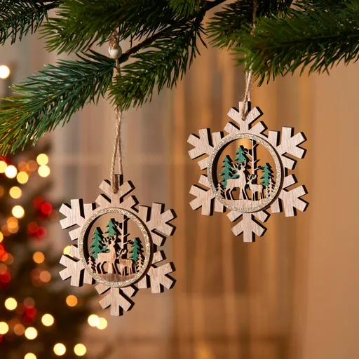 Závěsná dekorace Sněhová vločka