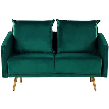 Sametová 2místná BELIANI smaragdová MAURA (beliani_247479)