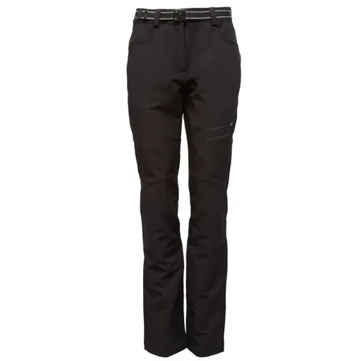 TRIMM FJORDA Dámské stretch kalhoty, černá, velikost XXL