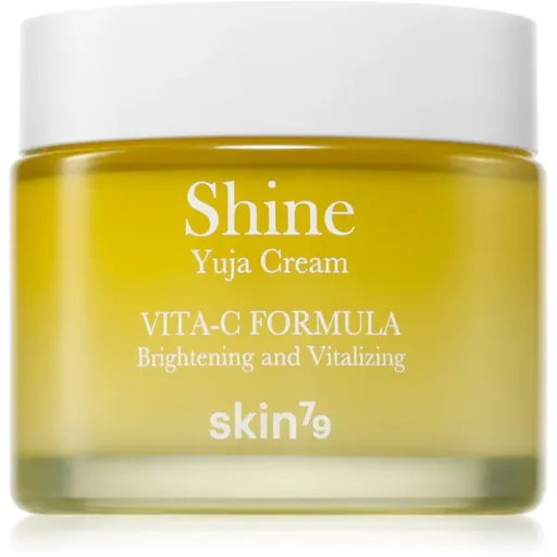 Skin79 Shine Yuja Cream Vita-C Formula hydratační a rozjasňující pleťový krém pro pleť s hyperpigmentací 70 ml