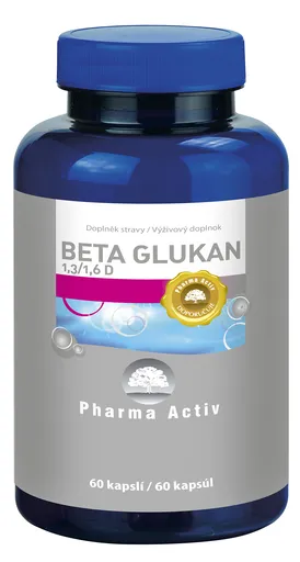 Pharma Activ Beta Glukan 1,3/1,6 D 60 kapslí