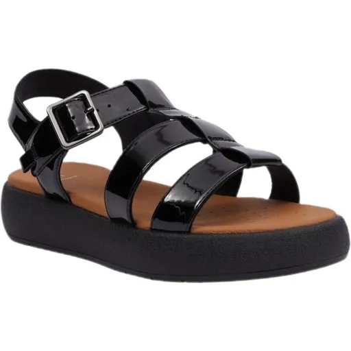 Geox D CAMALEI Dámské sandály, černá, velikost