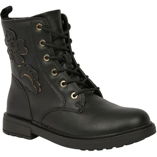 Geox J ECLAIR Dívčí zimní obuv, černá, velikost