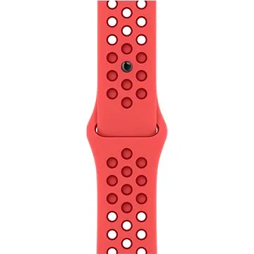 Apple Watch 41mm zářivěkarmínovo – Gym Red sportovní řemínek Nike (MPGW3ZM/A)