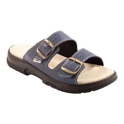 SANTÉ Pánské pantofle N/517/39P/86/CP Modrá v.46