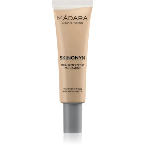 MÁDARA Skinonym Semi-Matte Peptide dlouhotrvající make-up s peptidy odstín True Beige 35 30 ml