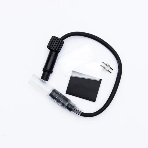 DecoLED Přípojka mezi světelnou hadicí a systémy EASY FIX 0,25m, černý, samičí