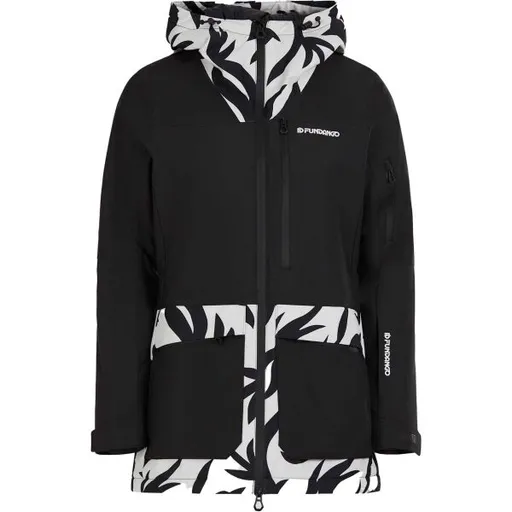 FUNDANGO POPLAR ECO JACKET Dámská lyžařská/snowboardová bunda, černá, velikost