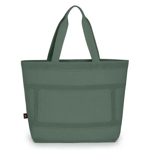 Halfar Pletená nákupní taška MONO - Zelenošedá