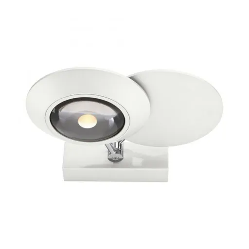 PAUL NEUHAUS LED nástěnné svítidlo PURE Oculis, bílá, stmívatelné, otočné a nastavitelné 2700K