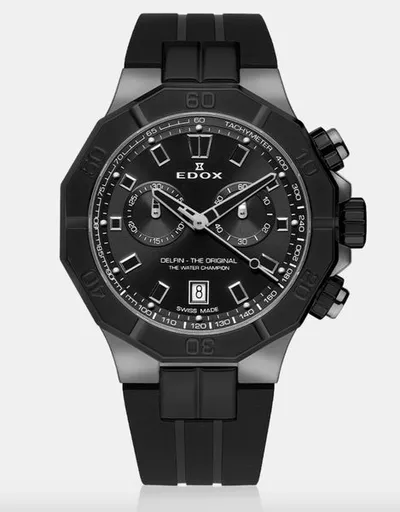 EDOX Delfin Quartz Chronograph 10113-37GNCA-NGIN