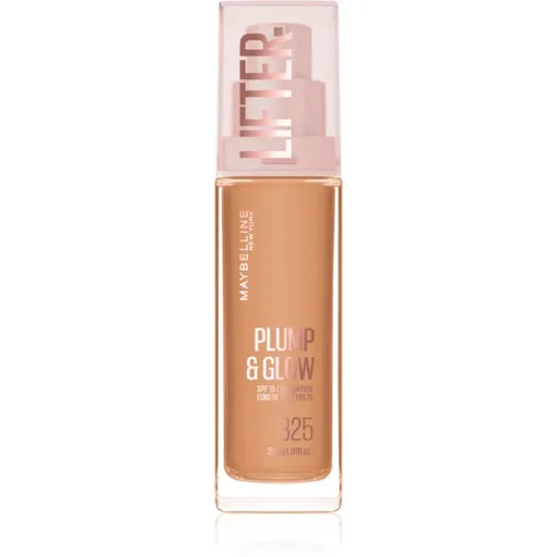 MAYBELLINE NEW YORK Lifter Plump & Glow rozjasňující make-up pro přirozený vzhled odstín 325 30 ml