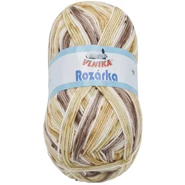 Bellatex Příze Rozárka 100g - 44 béžová, hnědá (8149)