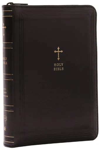 KJV Holy Bible: Compact with 43,000 Cross References, Black Leathersoft with zipper, Red Letter, Comfort Print: King James Version - Thomas Nelson