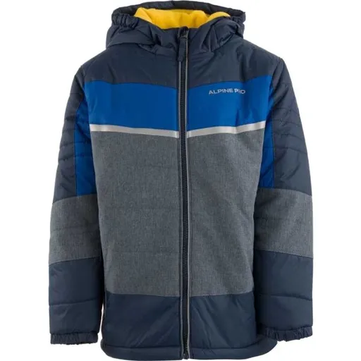 ALPINE PRO NALANO Dětská bunda, tmavě modrá, velikost