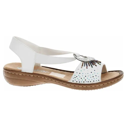 Dámské sandály Rieker 60880-80 weiss 38
